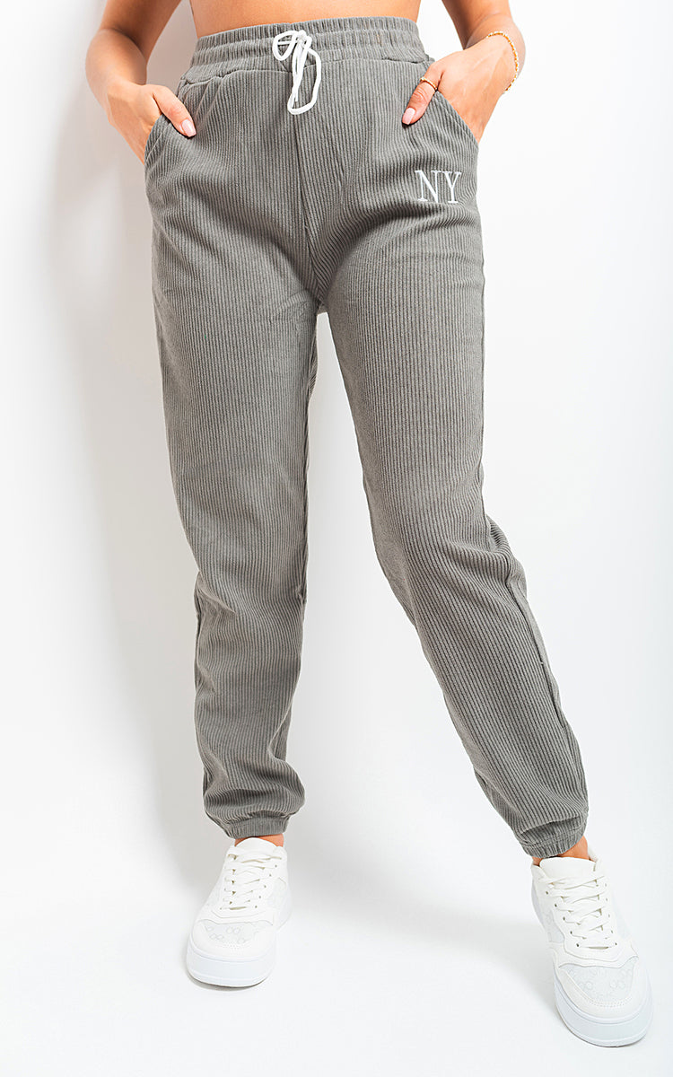 High Waisted Drawstring Trouser With Pockets