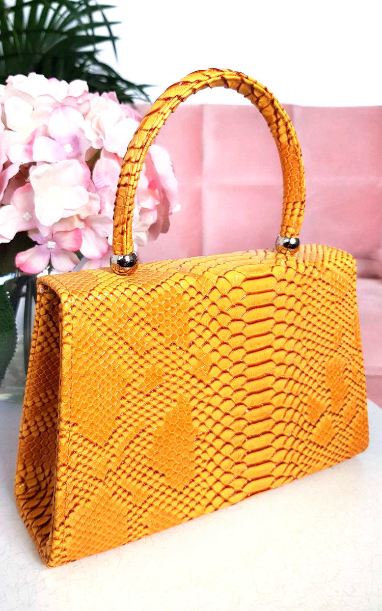 Croc Print Handbag