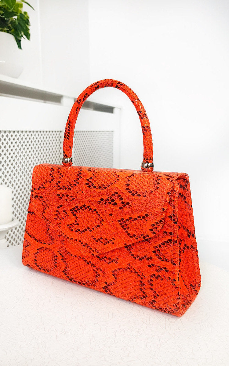 Croc Print Handbag