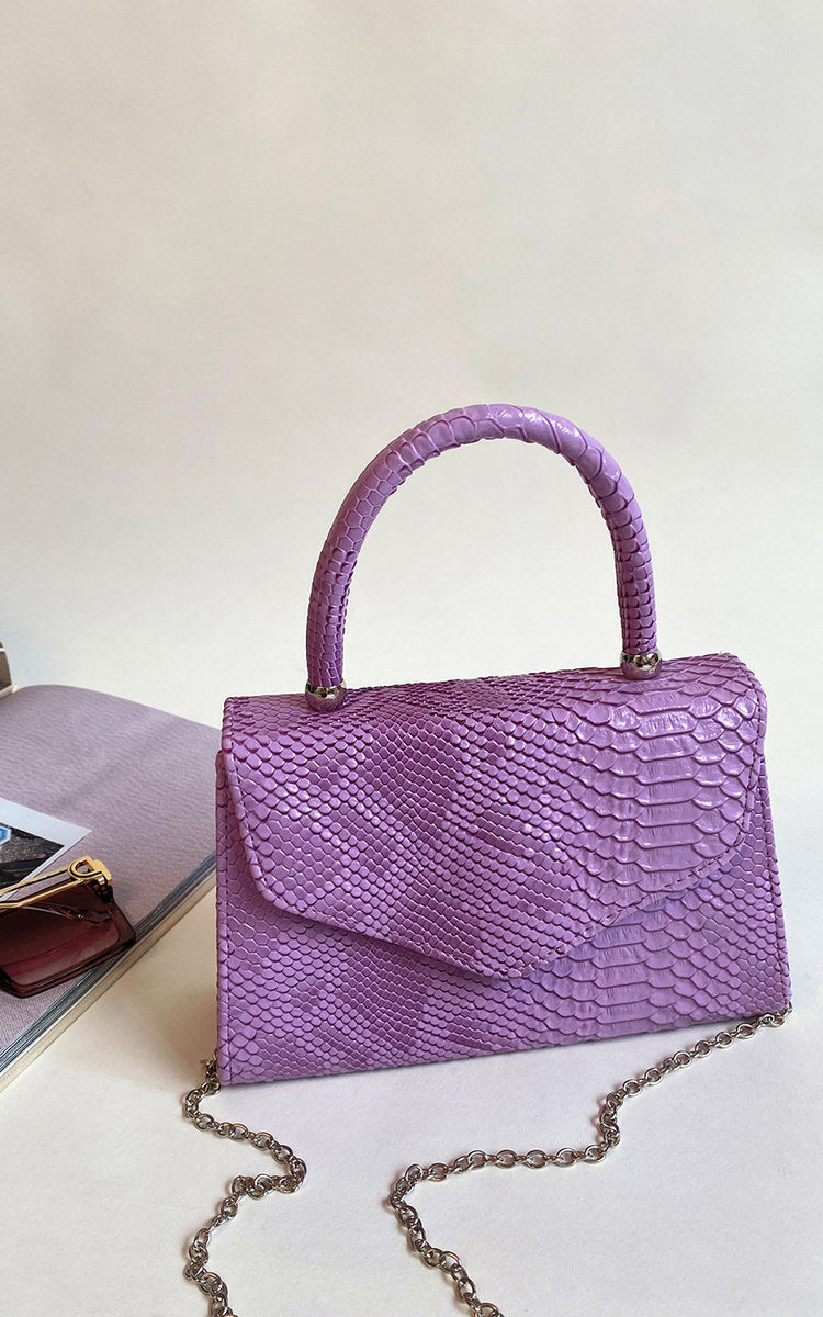 Croc Print Handbag