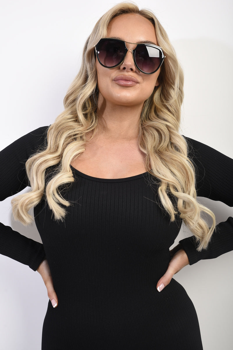 Big Frame Oval Sunglasses