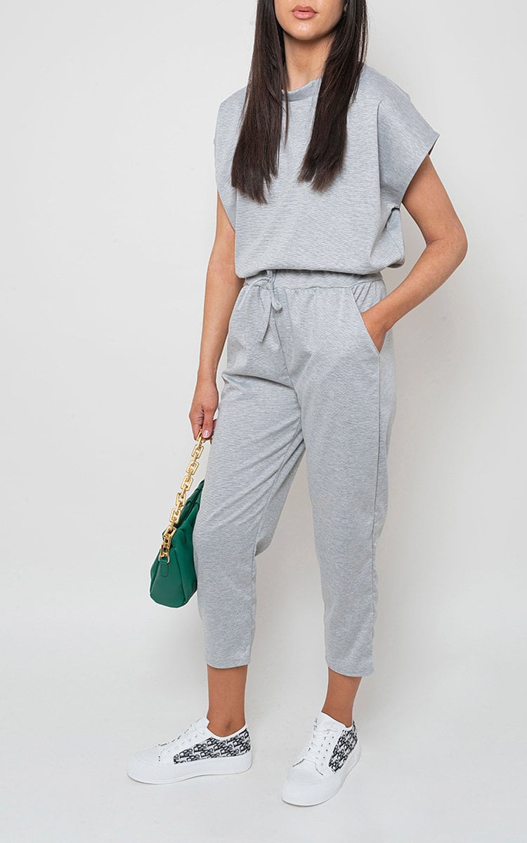 Short Sleeve Boxy Lounge Wear Co-ord Set