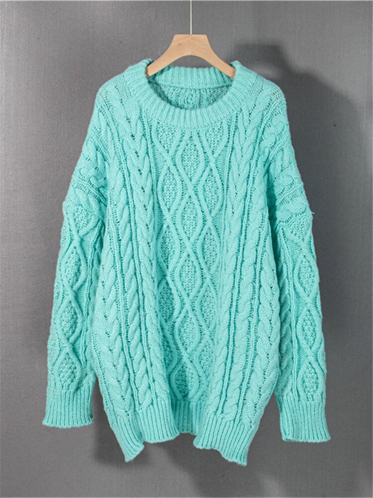 Oversized Cable Knit Jumper