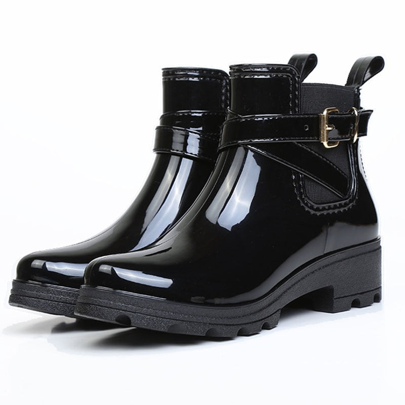 Ankle Strap Rain Boots