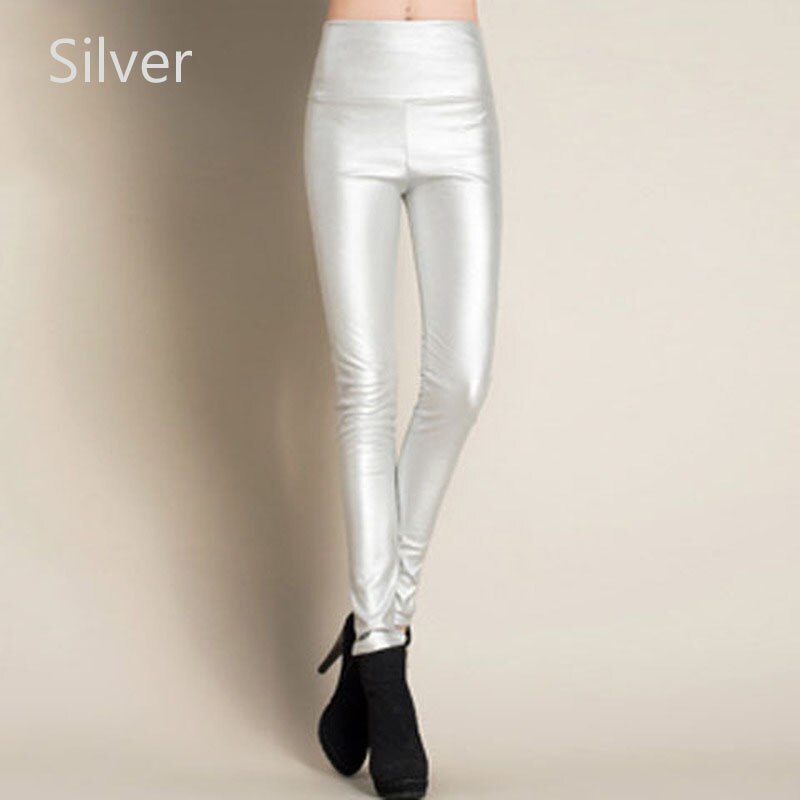 Stretch PU Leather Pencil Pants In 20 Colours