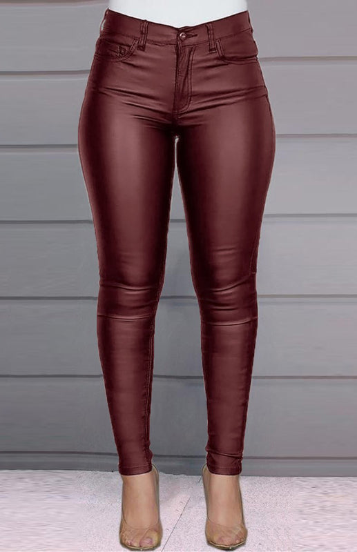 Trending PU Leather Trousers