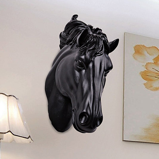 3D Horses Head Wall Art Sculpture