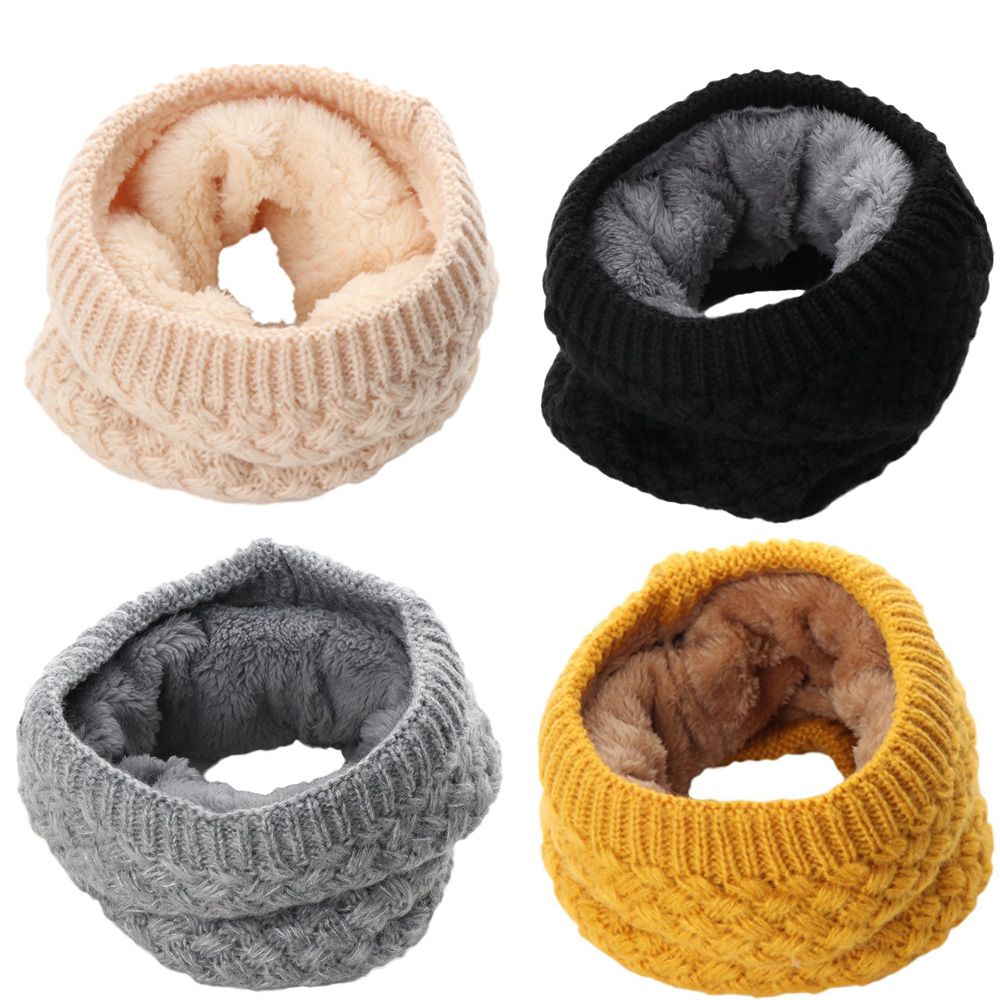 1Pc Winter Warm Brushed Knit Neck Warmer