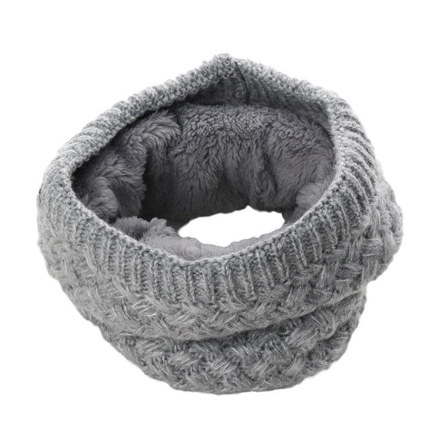 1Pc Winter Warm Brushed Knit Neck Warmer