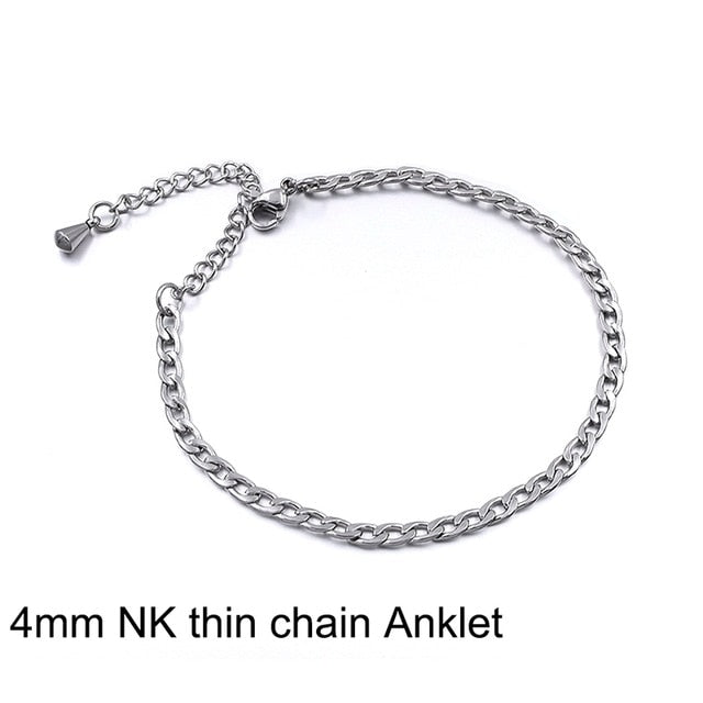 Stainless Steel Anklet For Women