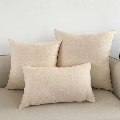 Smart Solid Color Cushion Covers