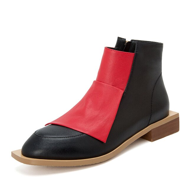Women's 2-Tone Ankle Boots