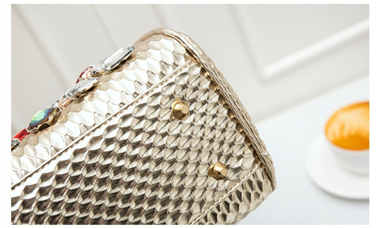 Women's Rhinestone & Diamond Handbag