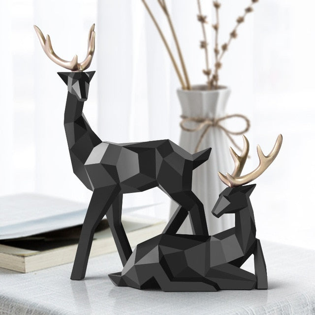 Modern Deer Sculpture