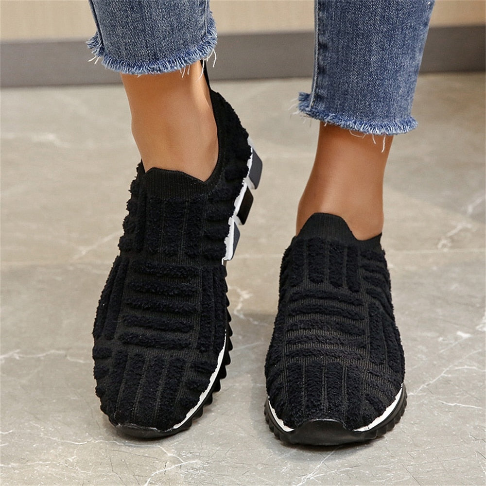 Breathable Slip-On Loafer Style Sneakers